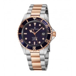 Revue Thommen 17571.2155 'Diver' Blue Dial Two Tone Stainless Steel Swiss Automatic Watch