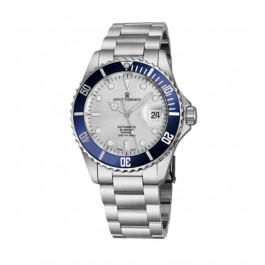 Revue Thommen Men's 17571.2125 'Diver' Silver Dial Stainless Steel Bracelet Swiss Automatic Watch