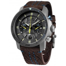 6S21-546H514 Titanium Mens Chronograph Ekranoplan