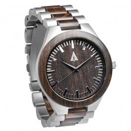 Classic Silver Stainless Ebony Theo