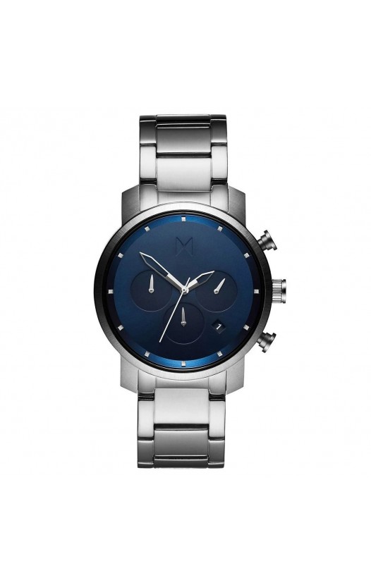 CHRONO 40MM NAVY SILVER