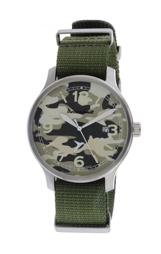 ME-42L-TB Men's Watch Camo with Green Textile Nato Strap