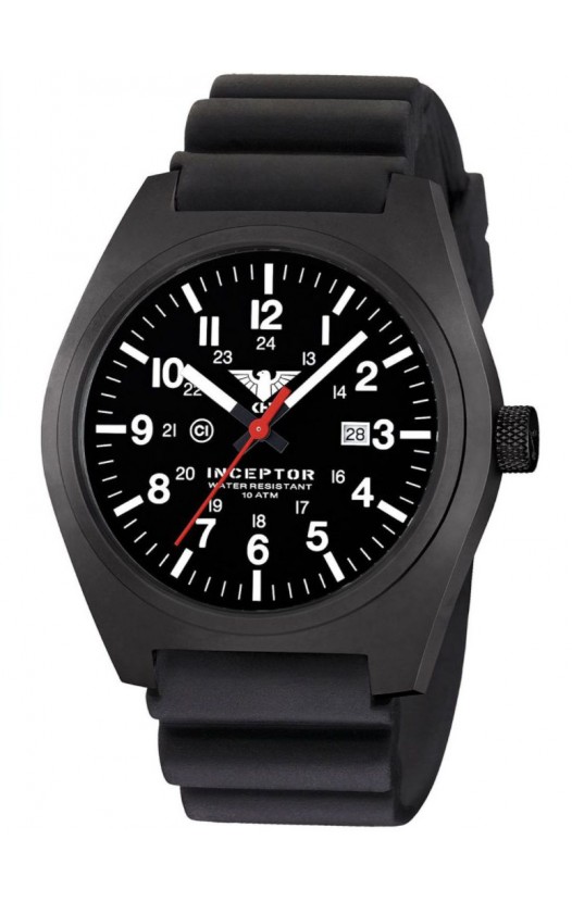 INCBS.DB Men's Wristwatch Inceptor Black Steel
