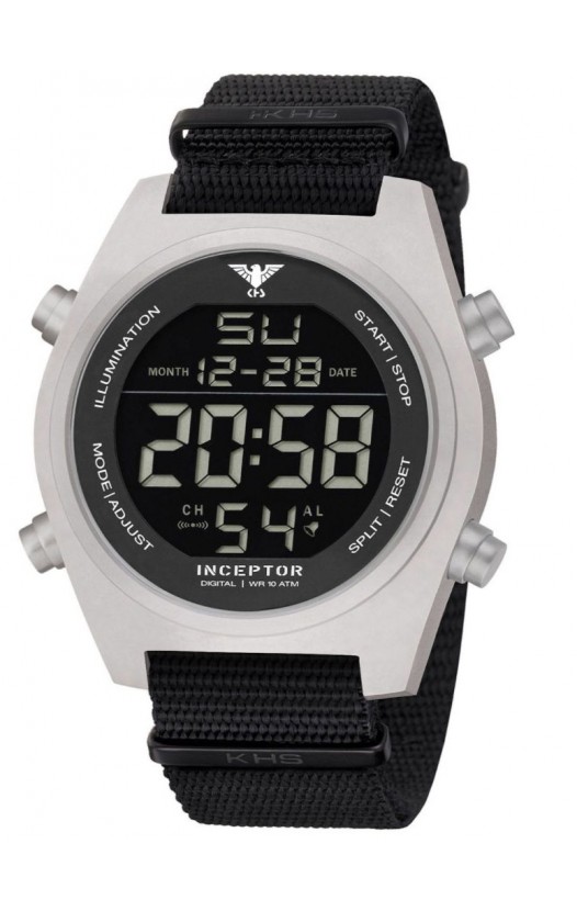 KHS.INCSD.NB Men's Wristwatch Inceptor Steel Digital