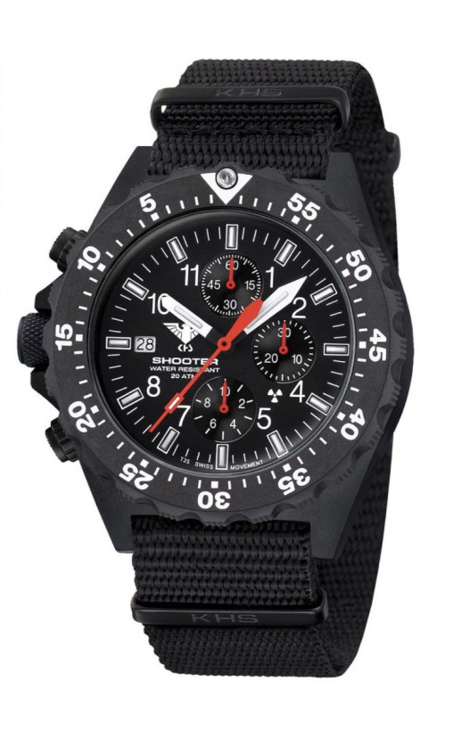 KHS.SH2COT.NB Men's Watch Shooter MKII Chronograph