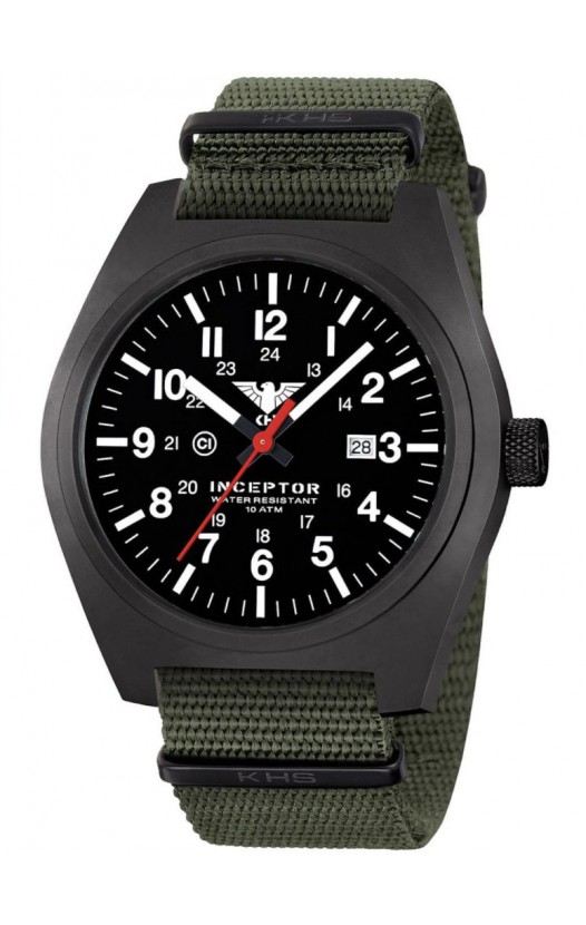 INCBS.NO Men's Watch Inceptor Black Steel