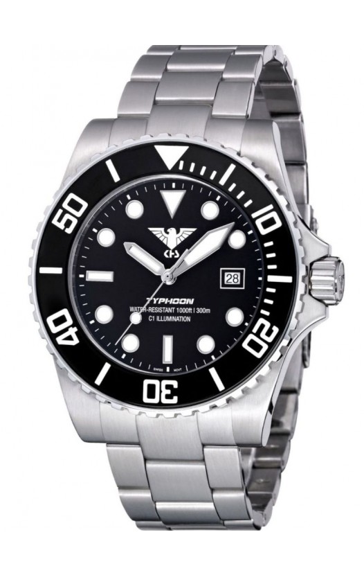 TYS.SSTY Diver's Wristwatch Typhoon Steel