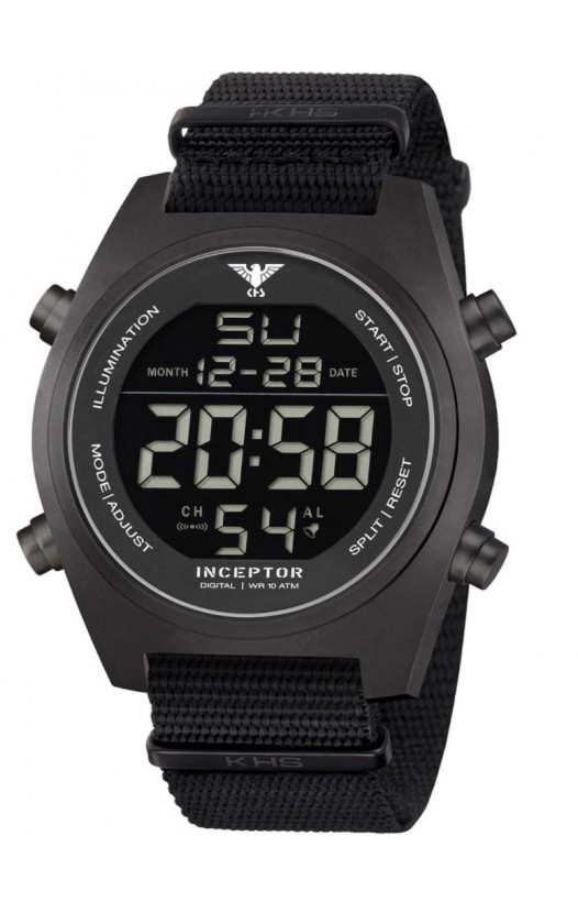 KHS.INCBSD.NB Men's Watch Inceptor Steel Digital