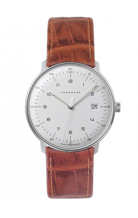 041/446-Goldbraun max bill Quartz Men's Watch with 2 Leather Strap