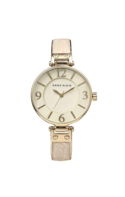 Anne Klein Gold-Tone Metal Ladies Watch AK-1980TPRG