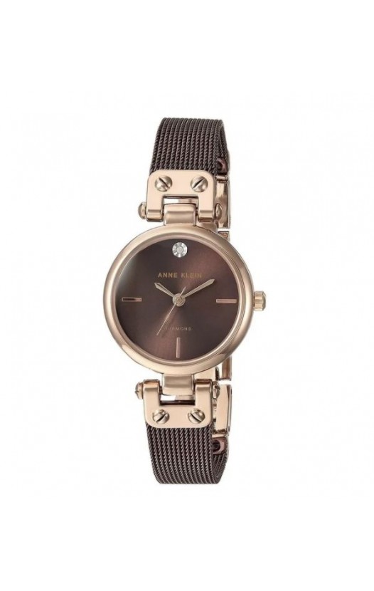 Anne Klein Brown Stainless Steel Ladies Watch AK-3003RGBN
