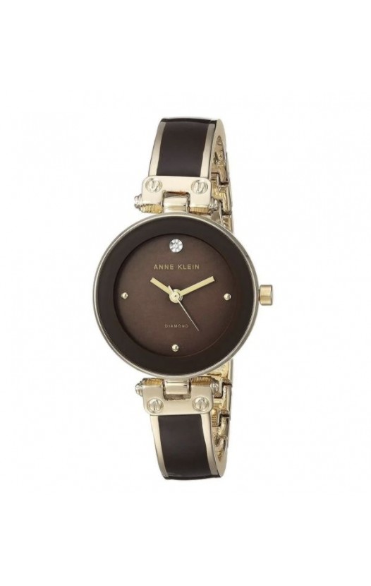 Anne Klein Rose Gold-Tone Alloy Ladies Watch AK-1980BNGB