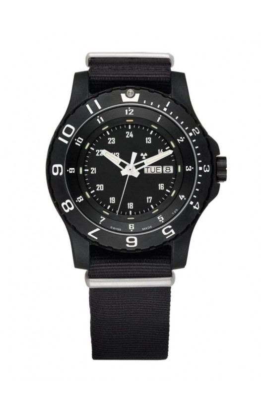 100269 Men`s Wristwatch P66 Type 6 MIL-G Black Nato Strap