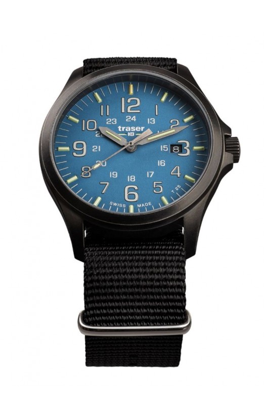 108647 Men´s Watch P67 Officer Pro Gunmetal/Sky-Blue