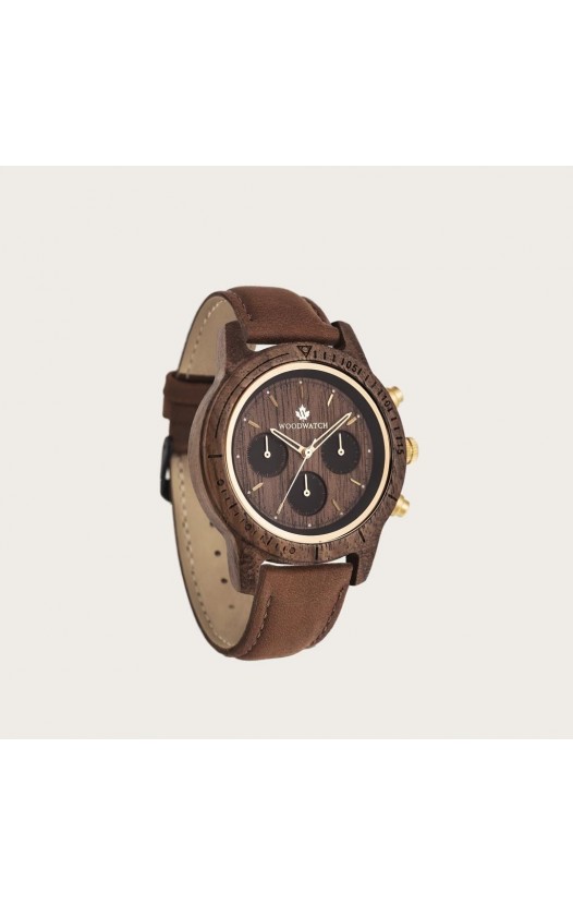 Walnut Gold Pecan - Chronus 42MM