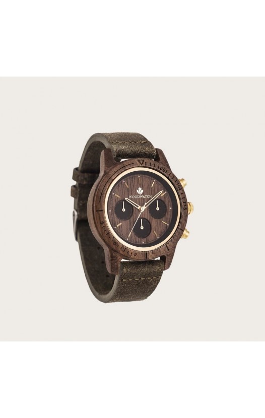 Walnut Gold Khaki - Chronis 42MM