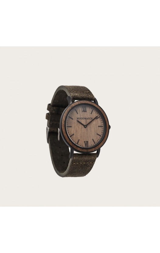 Brown Walnut Khaki - Minimal 40MM 