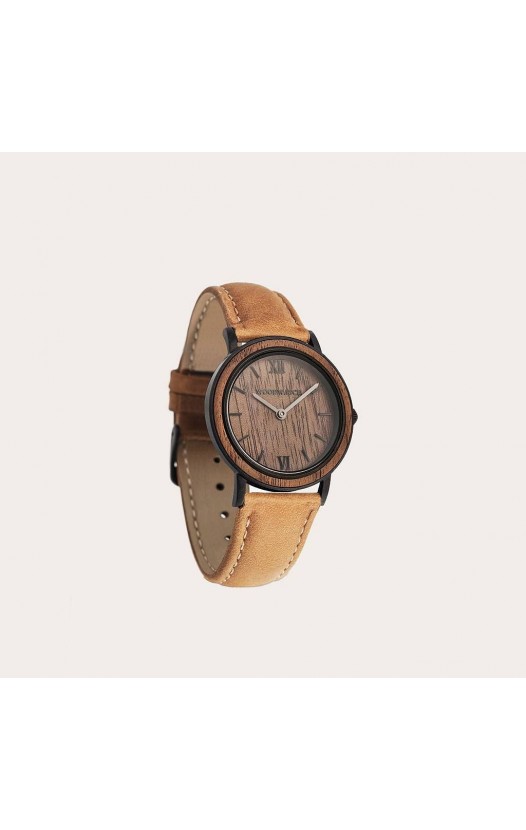 Brown Walnut Amber Petite - Minimal 34MM