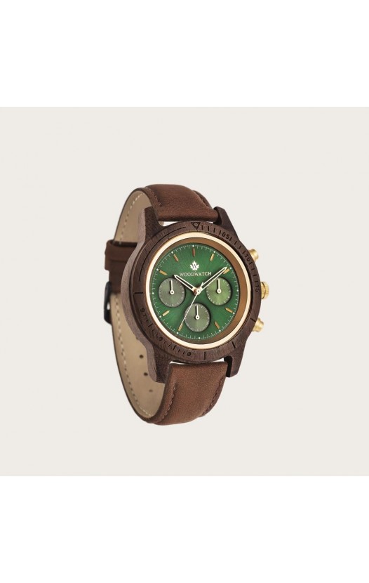 Emerald Gold Pecan - Chronus 42MM