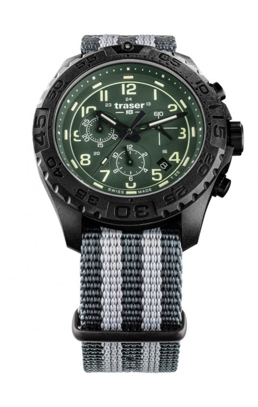 109048 Men's Watch P96 OdP Evolution Chrono Green