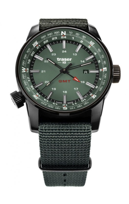 109035 Men's Watch Pathfinder GMT Green