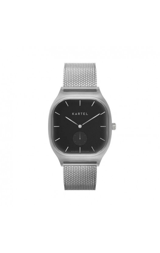 SINCLAIR 42MM SILVER CHAIN MESH STRAP WATCH