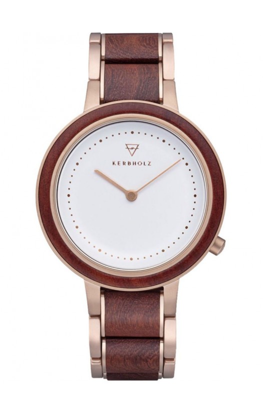 Ladies' Wood Watch Thea Rosewood/Rose Gold