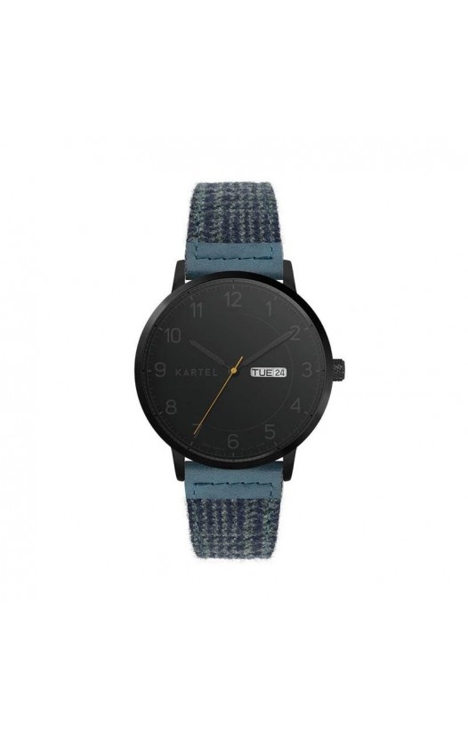 MORRIS 40MM BLUE FABRIC STRAP WATCH