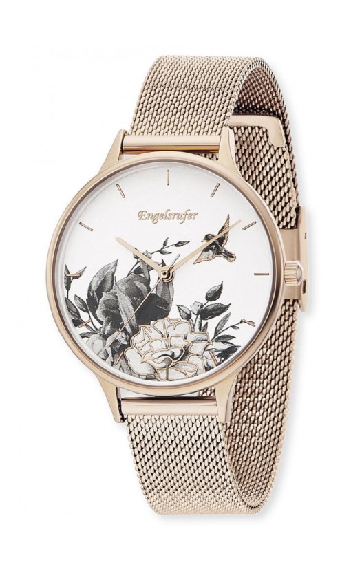 ERWA-FLOWER1-MR-MR Ladies' Watch Flower Ø 34 mm