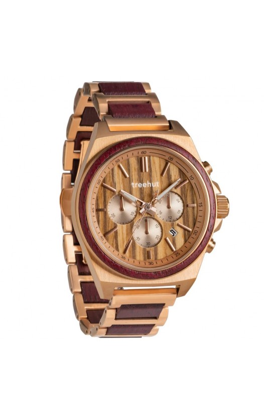 Aster Violet Wood Rose Gold