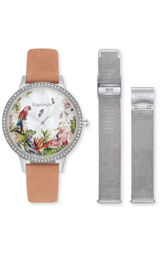 ERWO-PARADISE-01 Ladies' Watch Set with Exchangeable Strap Paradise