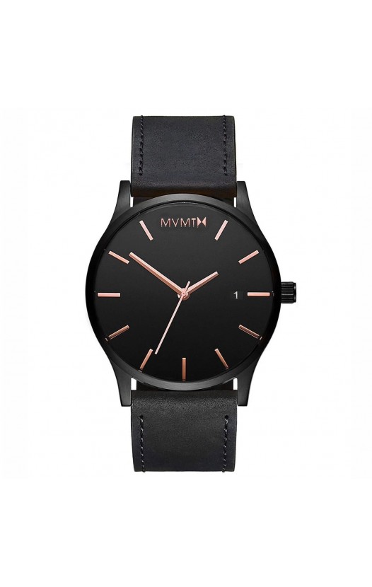 CLASSIC BLACK ROSE LEATHER