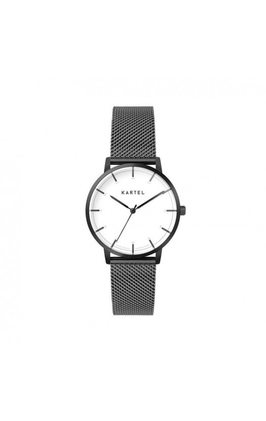 ISLA 34MM BLACK CHAIN MESH STRAP WATCH