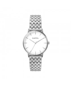 ISLA 34MM SILVER METAL STRAP WATCH