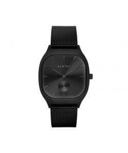 SINCLAIR 42MM BLACK CHAIN MESH STRAP WATCH