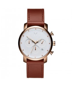 CHRONO 40MM ROSE GOLD NATURAL TAN