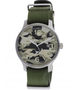 ME-42L-TB Men's Watch Camo with Green Textile Nato Strap
