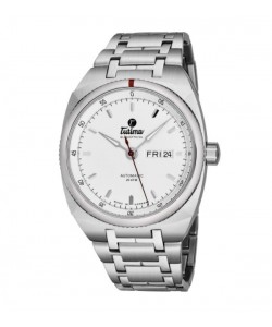 Tutima Men's 6120-02 'Saxon One' Silver Dial Stainless Steel Date Day German Mechanical Automatic Watch