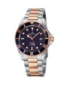 Revue Thommen 17571.2155 'Diver' Blue Dial Two Tone Stainless Steel Swiss Automatic Watch