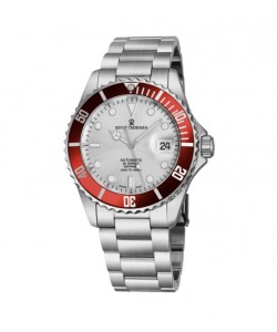 Revue Thommen Men's 17571.2126 'Diver' Silver Dial Stainless Steel Bracelet Swiss Automatic Watch