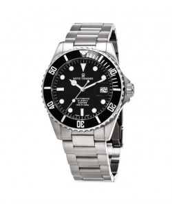 Revue Thommen Men's 17571.2135 'Diver' Black Dial Stainless Steel Swiss Automatic Watch