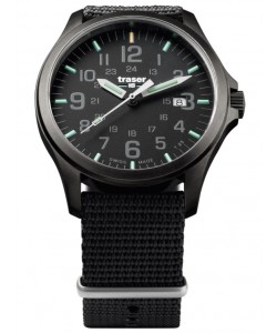 107422 Mens Watch P67 Officer Pro Gun Metal Black Nato Strap