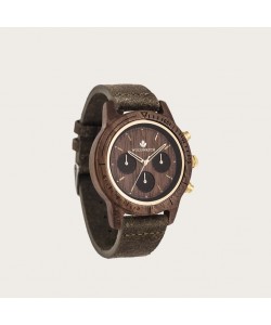 Walnut Gold Khaki - Chronis 42MM