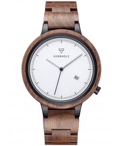 Men's Watch Lamprecht Walnut/Silver