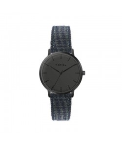 ISLA 34MM BLUE FABRIC STRAP WATCH
