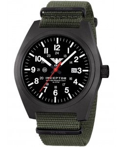 INCBS.NO Men's Watch Inceptor Black Steel