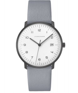 041/4064.04 max bill Watch Quartz with Grey Leather Strap