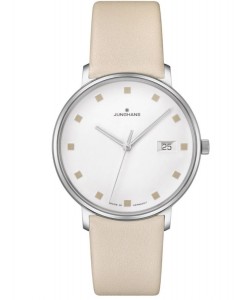 047/4860.00 Women's Watch Form Damen Beige Leather Strap