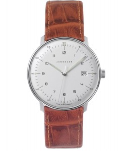 041/446-Goldbraun max bill Quartz Men's Watch with 2 Leather Strap