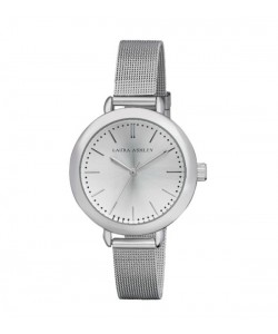 Laura Ashley Ladies Silver Mesh Watch